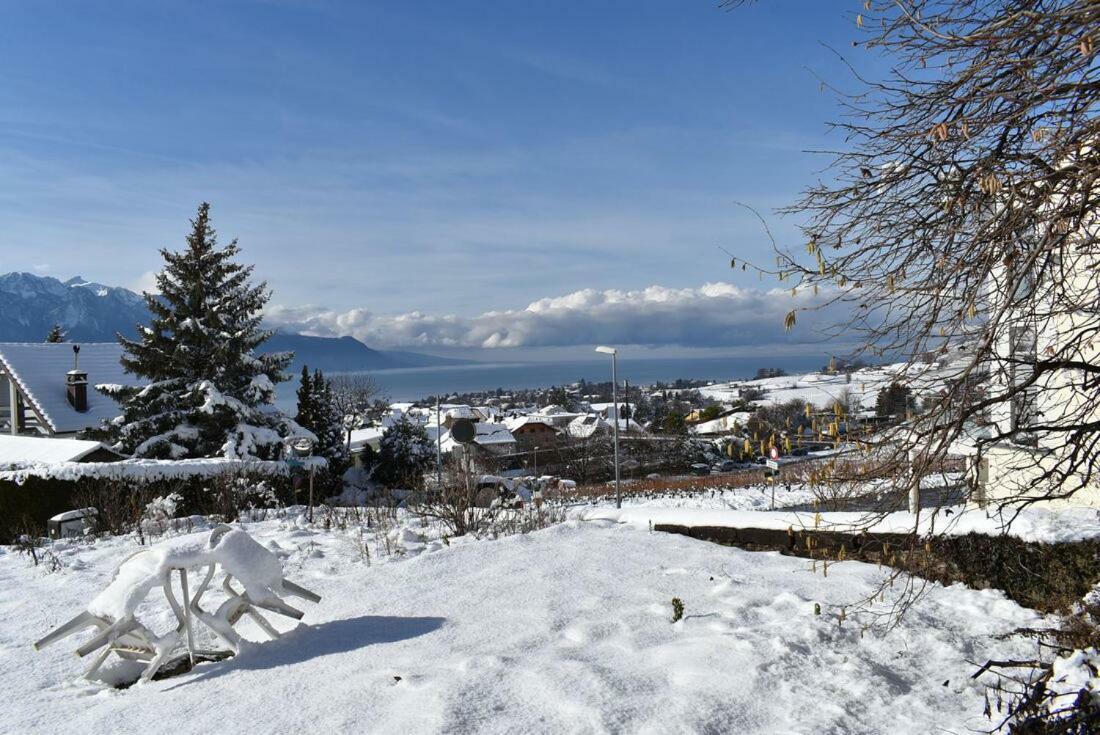 Maison Familiale A Montreux Avec Vue Sur Le Lac Villa Exterior photo